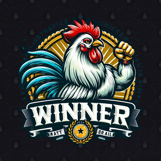 Winner Winner Chicken Dinner by BukovskyART